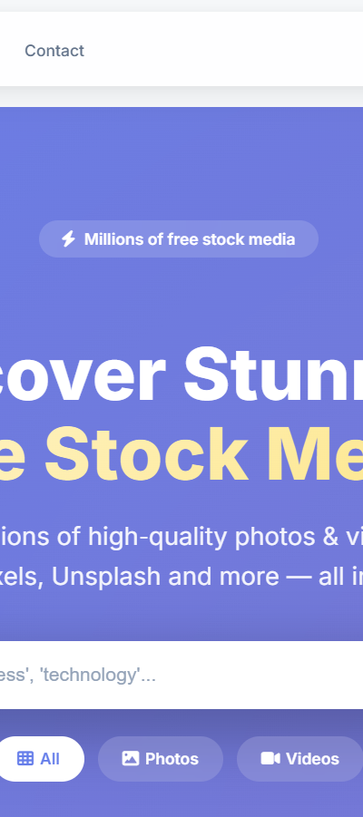 CeeStock - Multi-Source Stock Media SaaS Platform PHP Script/Code